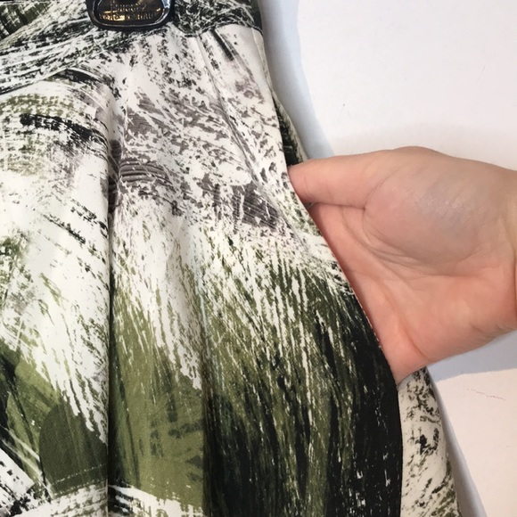 Lamarque Gaza palm buttons asymetric skirt - Picture 11 of 14